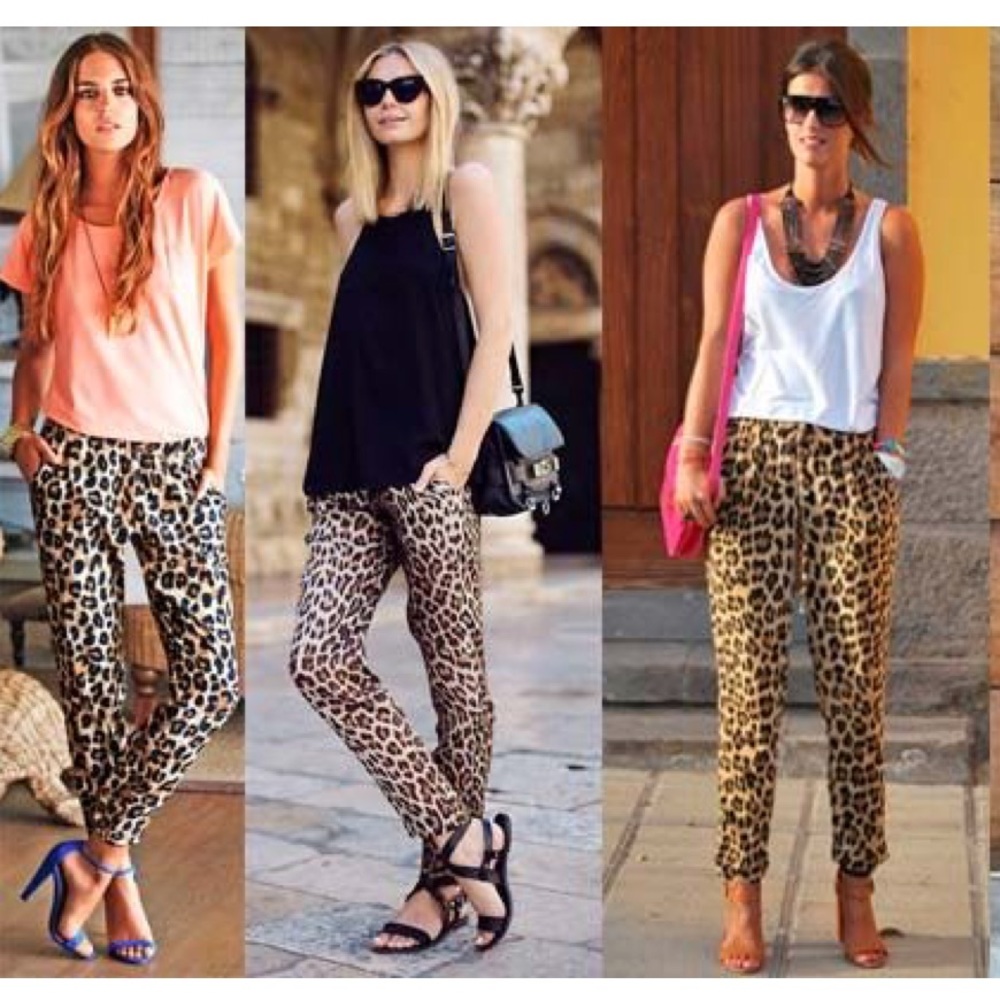DOLCE & GABBANA • Silk Leopard Pant